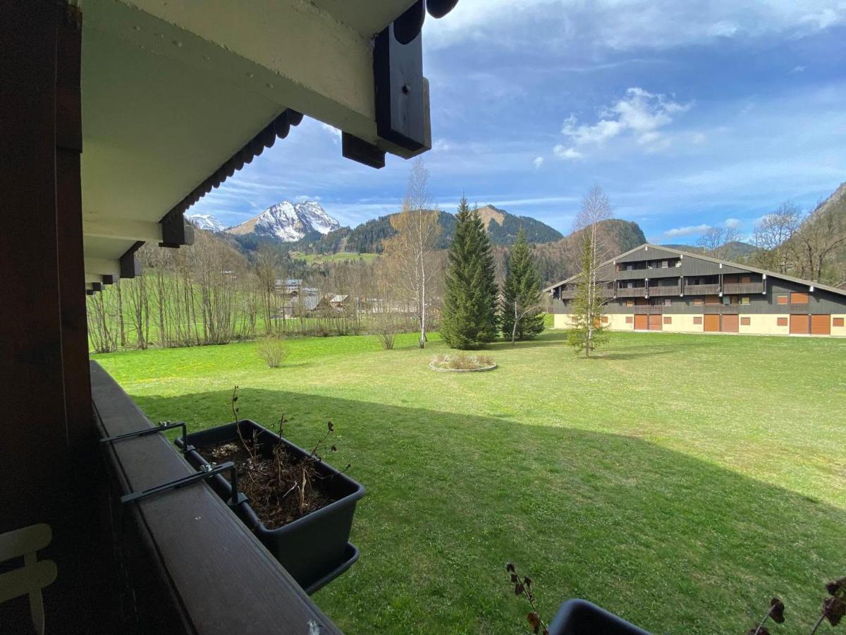 Charmant Studio Avec Balcon Sud, Au Calme Et Proche Du Centre D'Abondance - Fr-1-692-84 Buitenkant foto